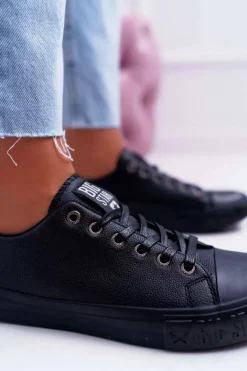 Damskie Trampki Big Star Czarne EE274247