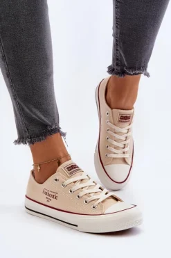 Damskie Trampki Big Star NN274236 Beżowe