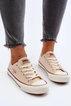 Damskie Trampki Big Star NN274236 Beżowe