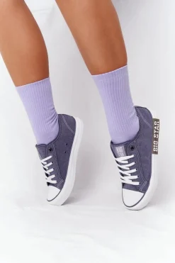 Damskie Trampki BIG STAR HH274114 Granatowe