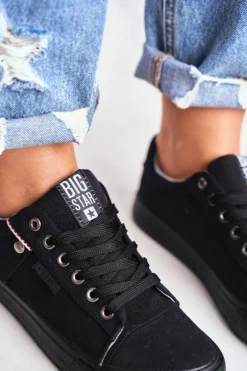 Damskie Trampki Big Star Czarne AA274513