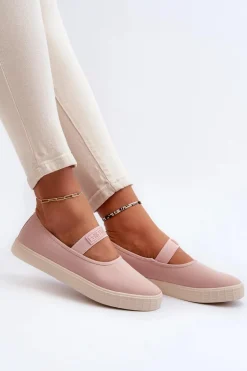 Damskie Trampki Big Star NN274606 Różowe