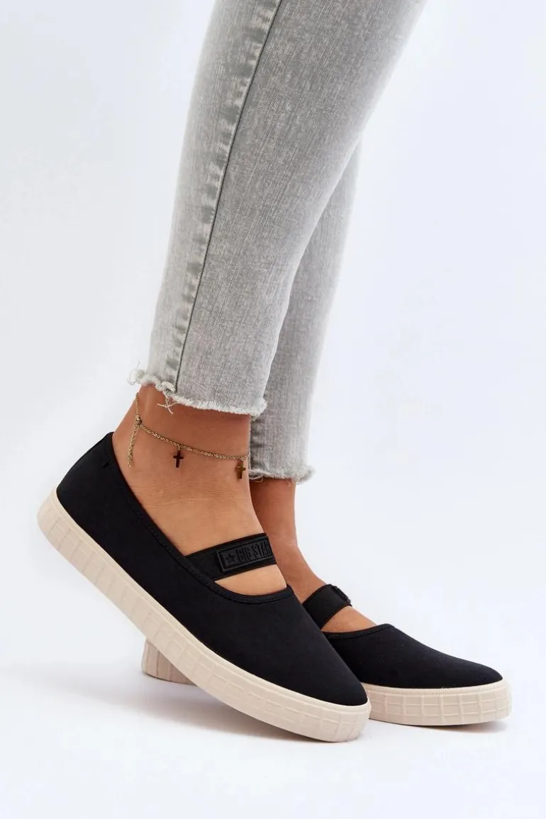 Damskie Trampki Big Star NN274603 Czarne