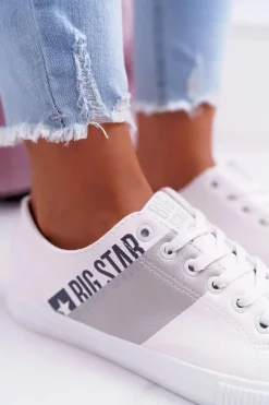 Damskie Trampki Big Star Białe EE274091