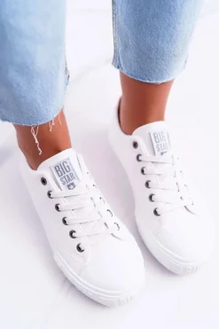 Damskie Trampki Big Star Białe EE274248