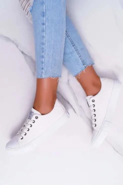 Damskie Trampki Big Star Białe EE274248