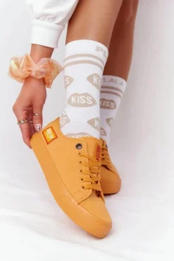 Damskie Trampki BIG STAR HH274134 Żółte