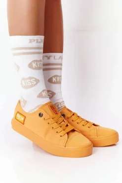 Damskie Trampki BIG STAR HH274134 Żółte