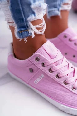 Damskie Trampki Big Star Różowe DD274352