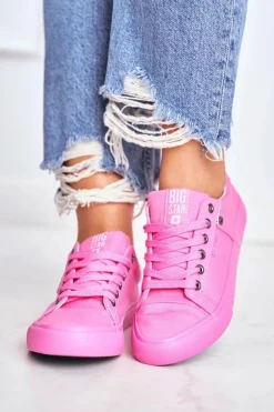 Damskie Trampki Big Star Różowe AA274509
