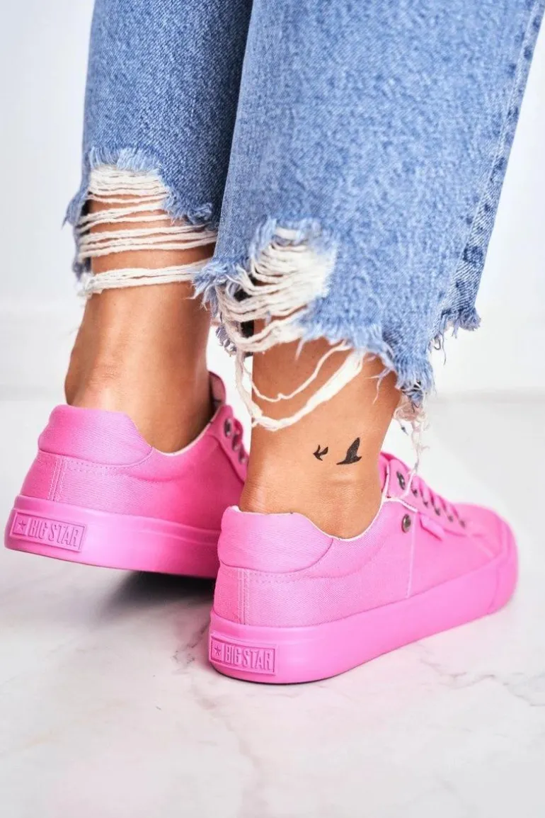 Damskie Trampki Big Star Różowe AA274509