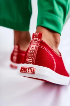Damskie Trampki Big Star FF274089 Czerwone