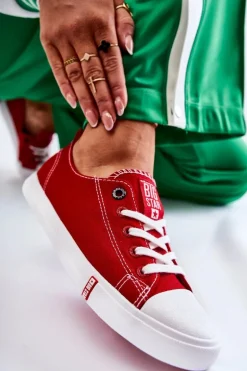 Damskie Trampki Big Star FF274089 Czerwone