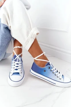 Damskie Trampki BIG STAR HH274129 Ombre Granatowe