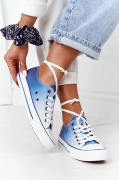 Damskie Trampki BIG STAR HH274129 Ombre Granatowe