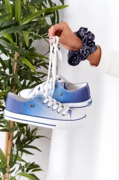 Damskie Trampki BIG STAR HH274129 Ombre Granatowe