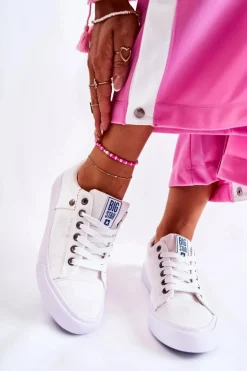 Damskie Trampki Big Star Białe AA274511