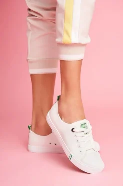 Damskie Trampki Big Star FF274088 Biało-Zielone