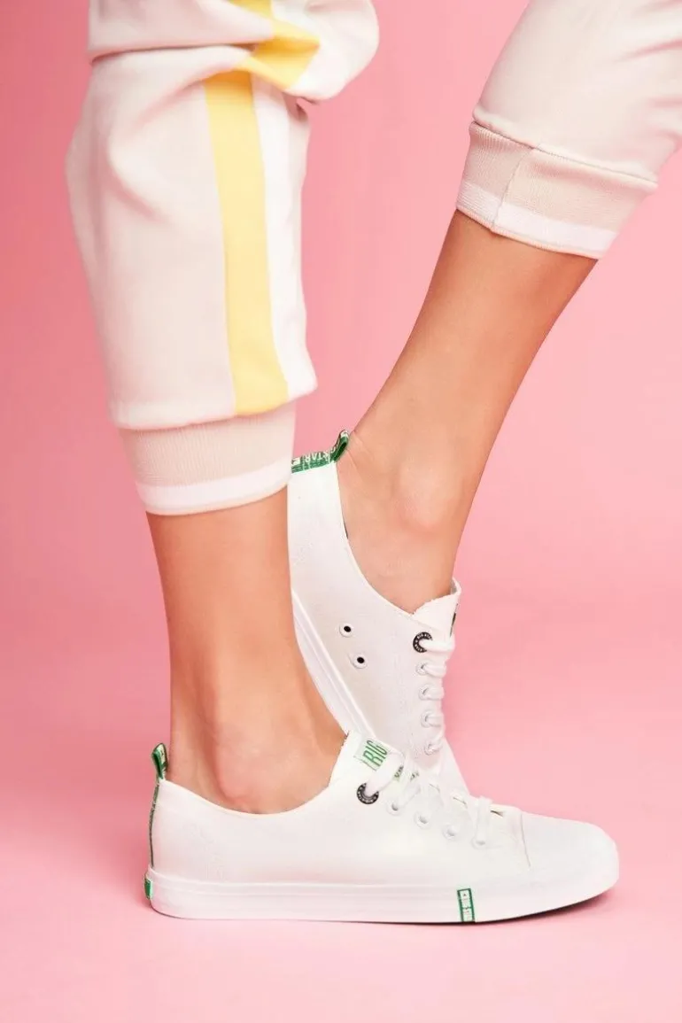 Damskie Trampki Big Star FF274088 Biało-Zielone