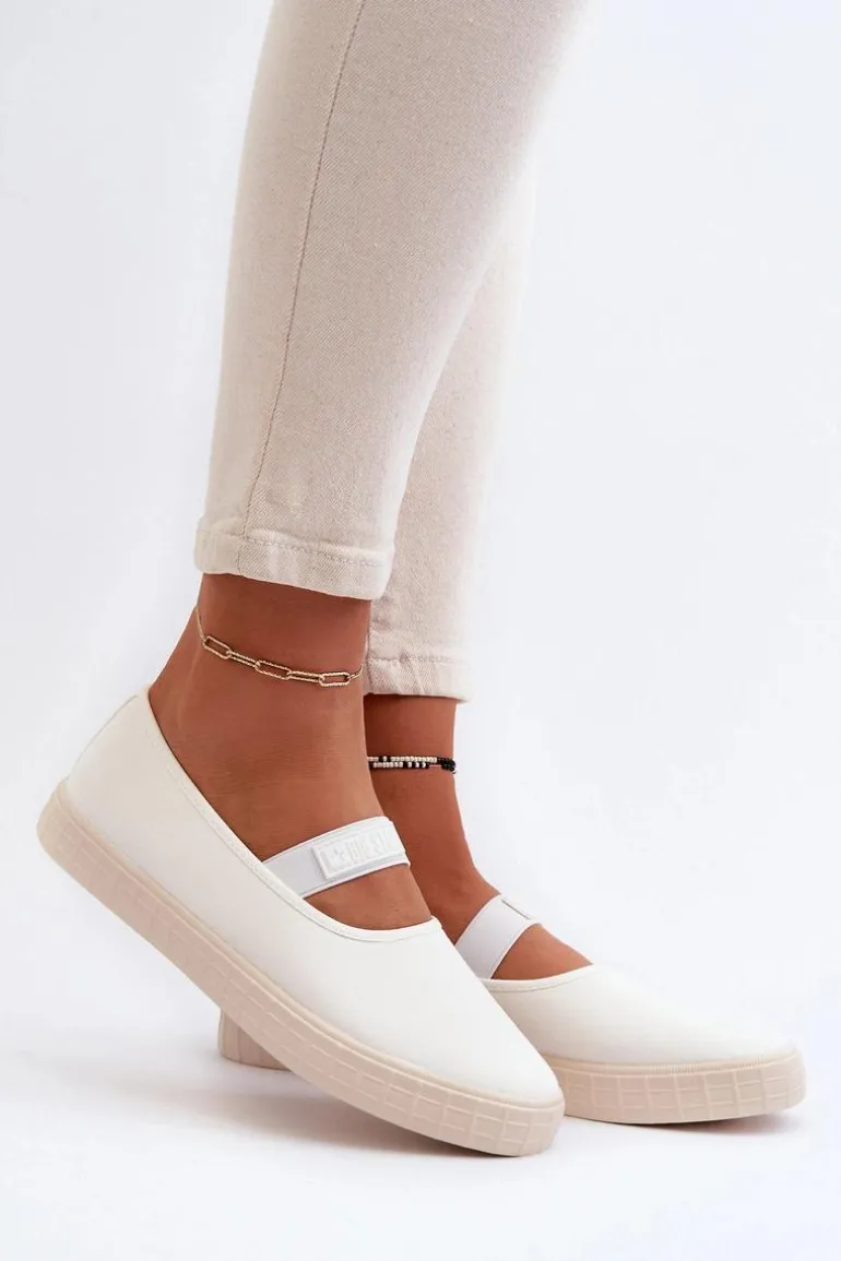 Damskie Trampki Big Star NN274601 Białe