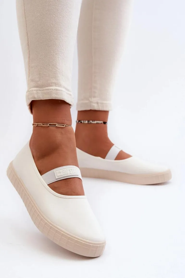 Damskie Trampki Big Star NN274601 Białe