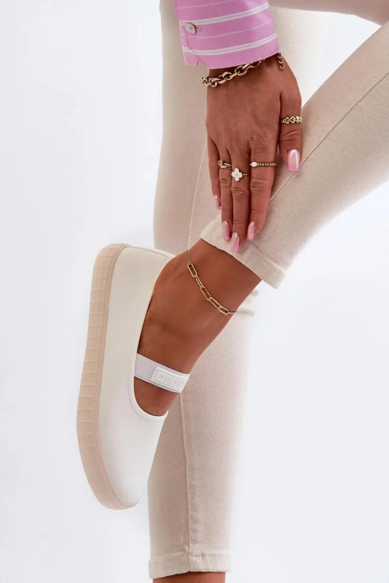 Damskie Trampki Big Star NN274601 Białe