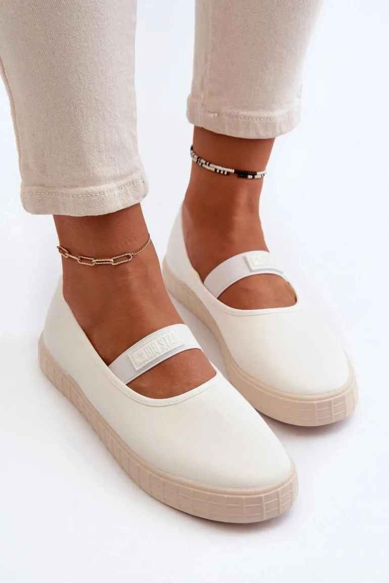 Damskie Trampki Big Star NN274601 Białe