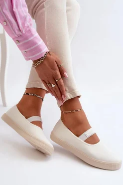 Damskie Trampki Big Star NN274601 Białe