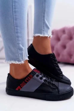 Damskie Trampki Big Star Czarne EE274090