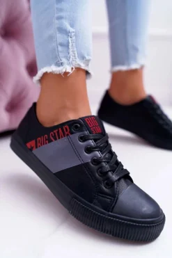 Damskie Trampki Big Star Czarne EE274090