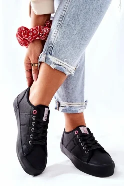 Damskie Trampki Cross Jeans II2R4003C Czarne