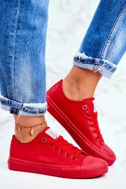 Damskie Trampki Cross Jeans Czerwone DD2R4032