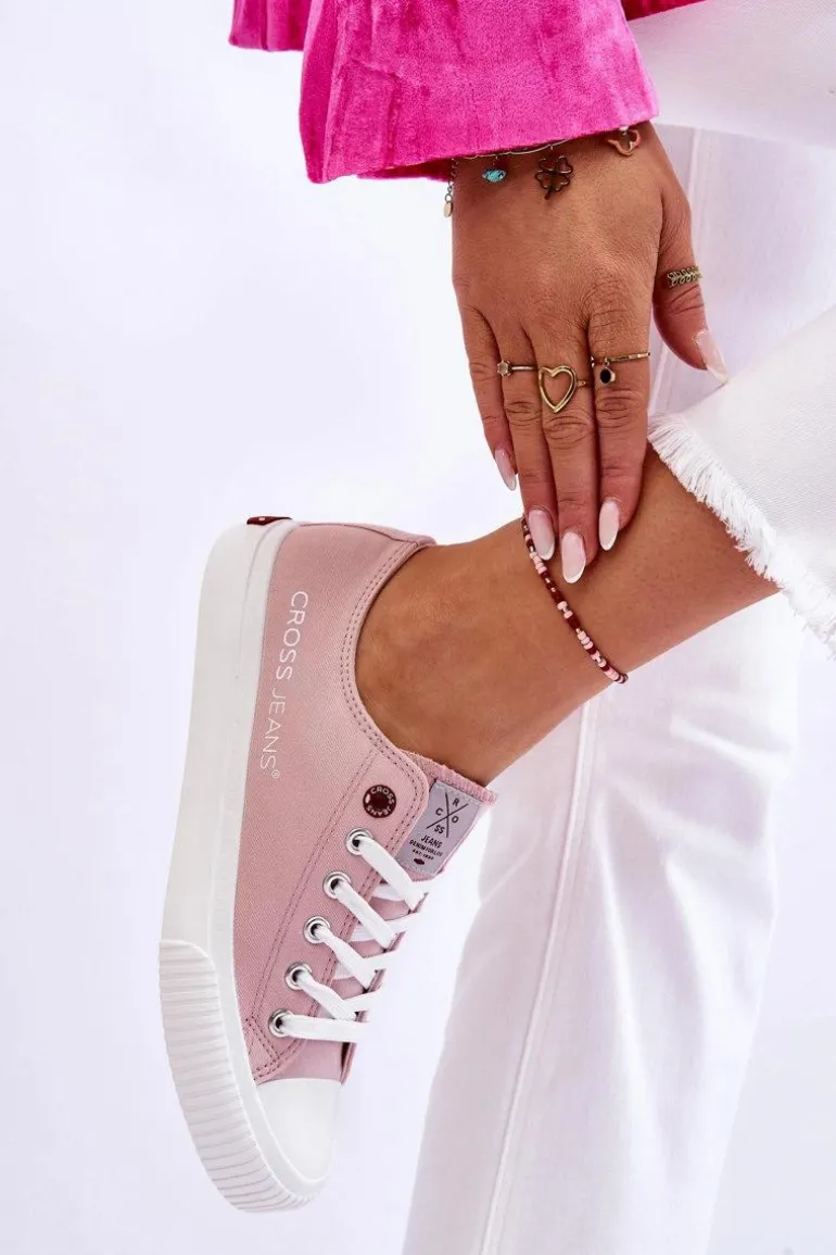 Damskie Trampki Cross Jeans LL2R4068 Nude
