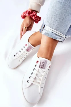 Damskie Trampki Cross Jeans II2R4004C Białe