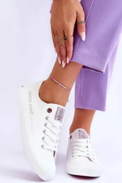 Damskie Trampki Cross Jeans LL2R4067 Białe