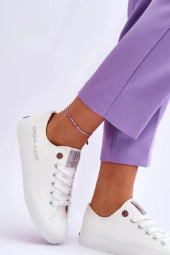 Damskie Trampki Cross Jeans LL2R4067 Białe