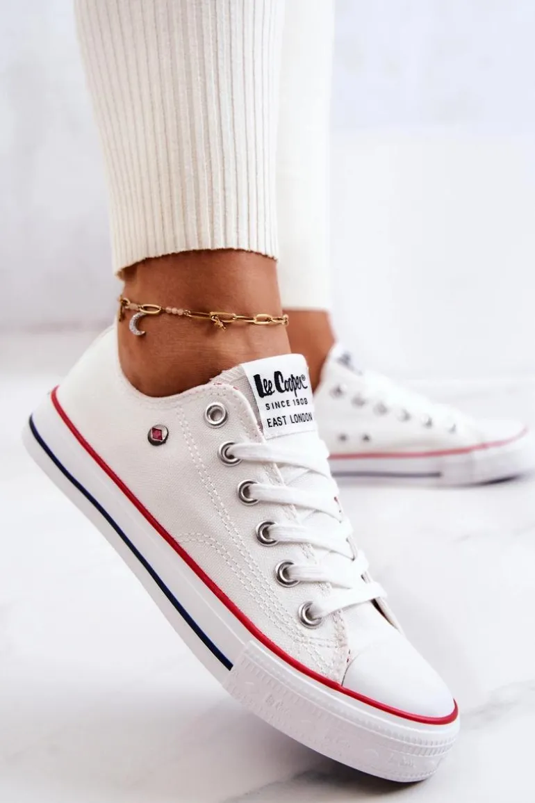 Damskie Trampki Lee Cooper LCW-22-31-0875L Białe