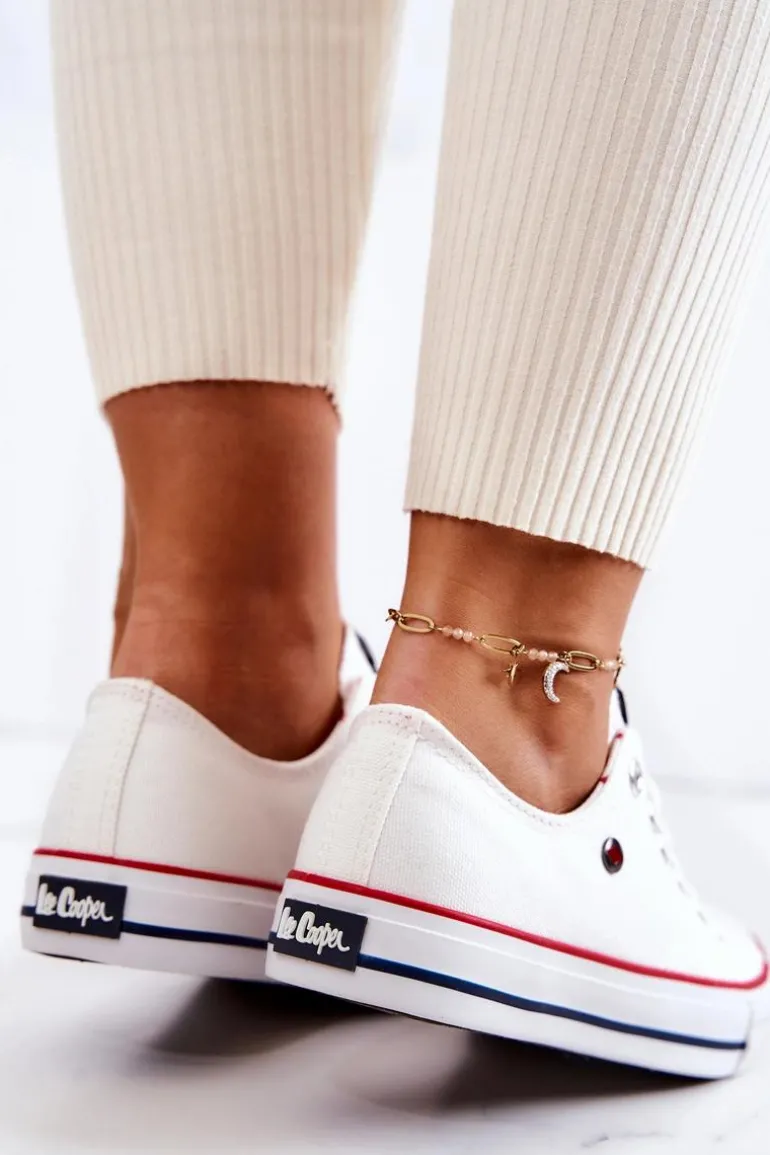 Damskie Trampki Lee Cooper LCW-22-31-0875L Białe