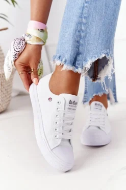 Damskie Trampki Lee Cooper LCW-21-31-0082L Białe