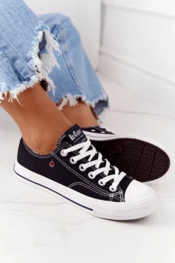 Damskie Trampki Lee Cooper LCW-21-31-0097L Czarne