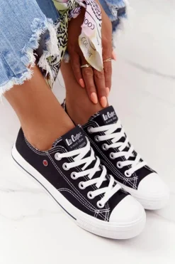 Damskie Trampki Lee Cooper LCW-21-31-0097L Czarne