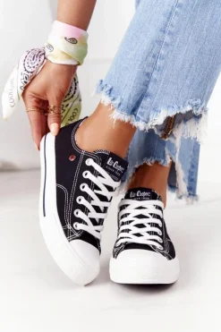 Damskie Trampki Lee Cooper LCW-21-31-0097L Czarne