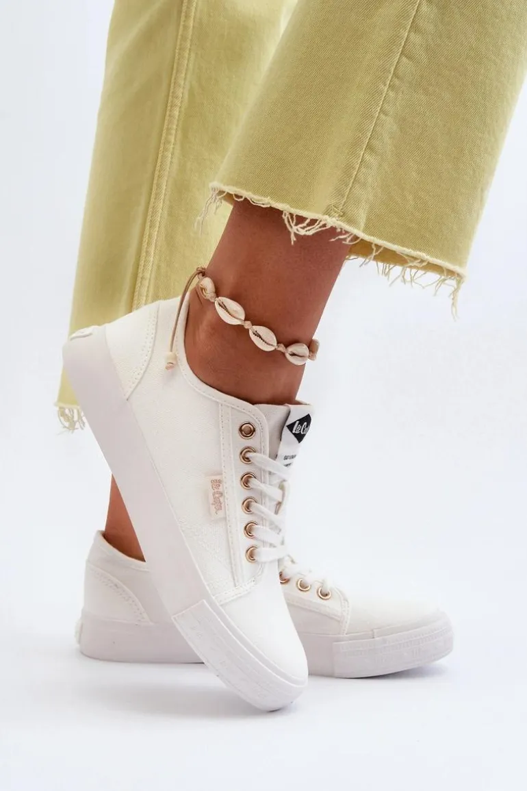 Damskie Trampki Lee Cooper LCW-24-31-2201 Białe