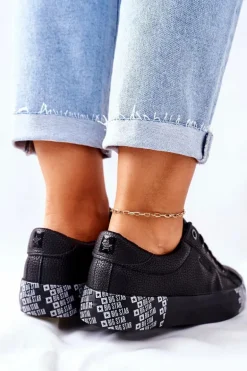 Damskie Trampki Na Platformie BIG STAR II274183 Czarne