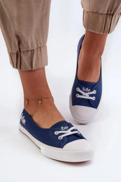 Damskie Trampki Tenisówki Lee Cooper LCW-23-31-1789L Granatowe