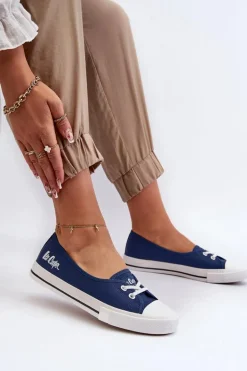 Damskie Trampki Tenisówki Lee Cooper LCW-23-31-1789L Granatowe