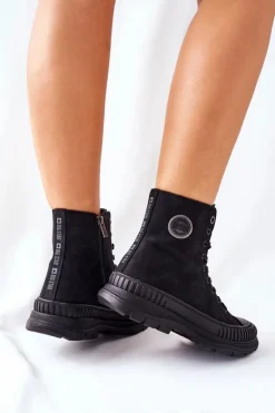 Damskie Trapery Big Star II274351 Czarne