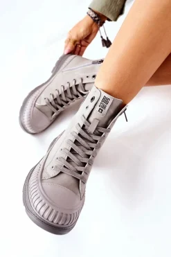 Damskie Trapery Big Star II274350 Szare