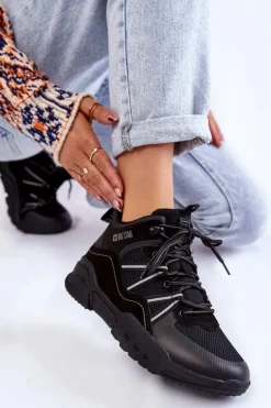 Damskie Trapery Memory Foam Big Star KK274218 Czarne