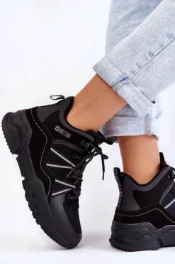 Damskie Trapery Memory Foam Big Star KK274218 Czarne